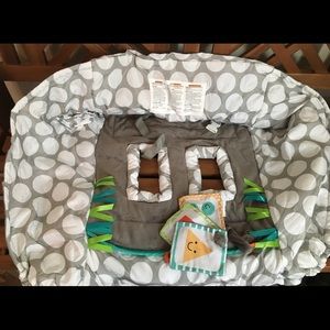 Boppy Shopping cart and Restaurant high chair cover. Like New.